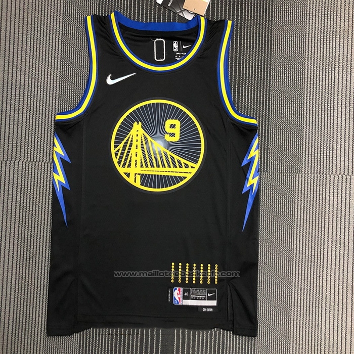 Maillot Golden State Warriors Andre Iguodala #9 Ville 2021-22 Noir